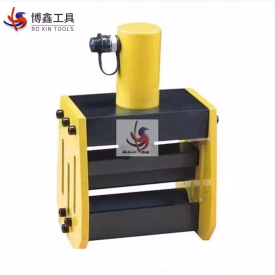 Máquina de procesamiento de barras colectoras hidráulicas, herramienta de corte, dobladora de barras colectoras